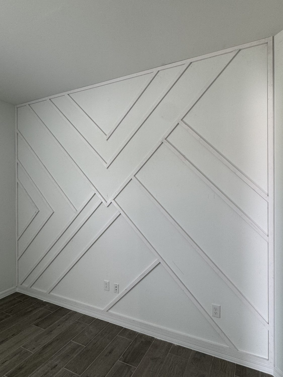 Ceilings & Accent Walls — Angled Accent by Trim Views Carpentry